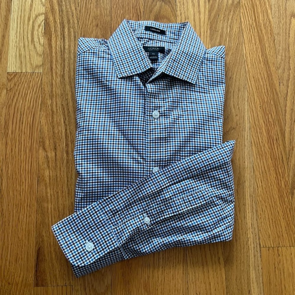 JCrew Ludlow Dress Shirt - Checkered